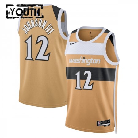 Camiseta Niños Washington Wizards Tre Johnson III 2025-26 Nike City Edition Oro Swingman Camiseta Niños Washington Wizards Tre Johnson III 2025-26 Nike City Edition Oro Swingman